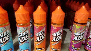 ENJOY OUR NEW PURPLE, RED, AND BLUE ADE!